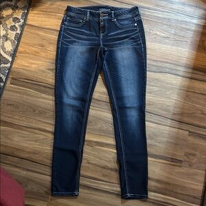 Maurices Dark Blue Skinny Jeans